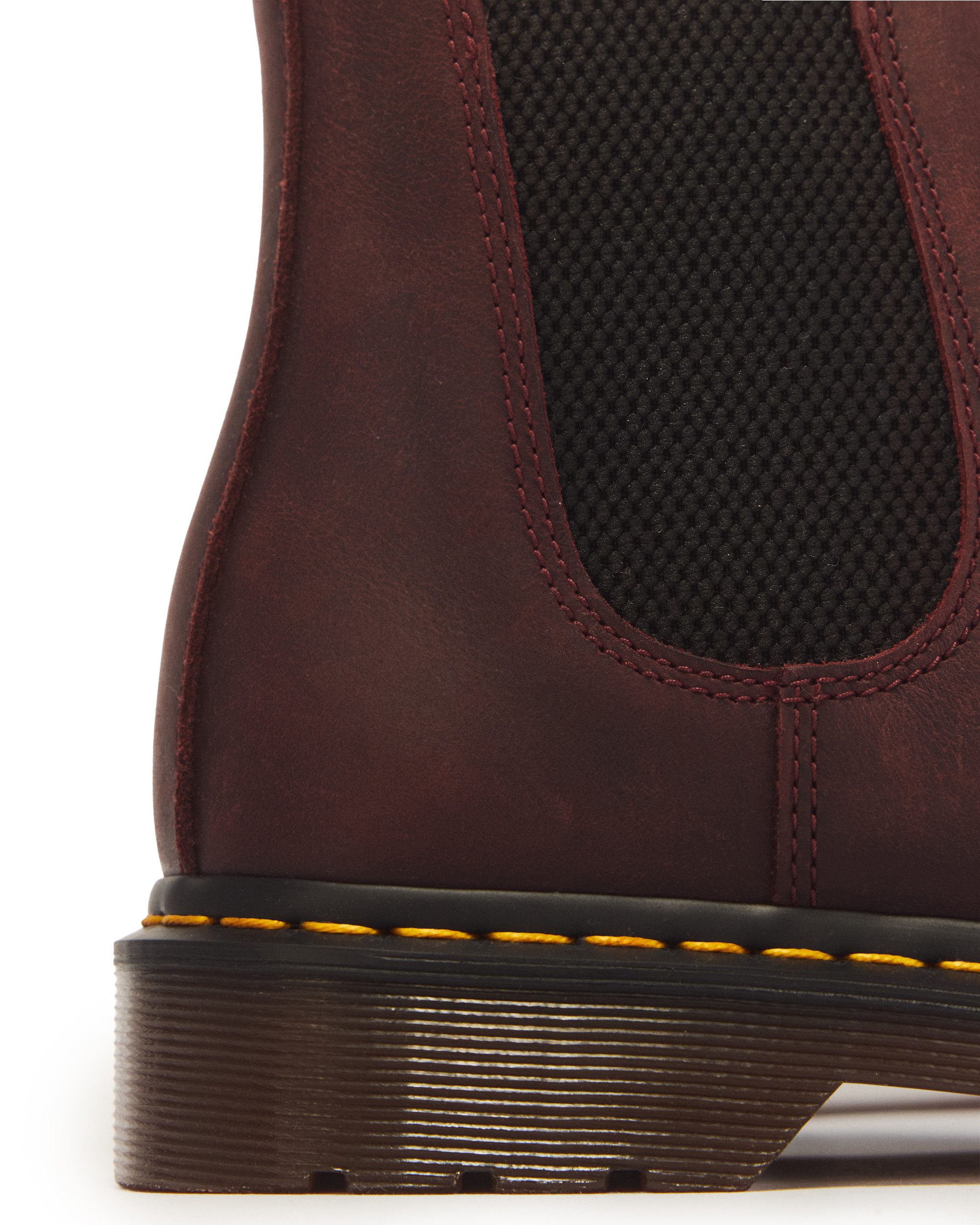 DR. MARTENS Chelseaboots Blockabsatz, Stiefelette mit Stretcheinsätzen