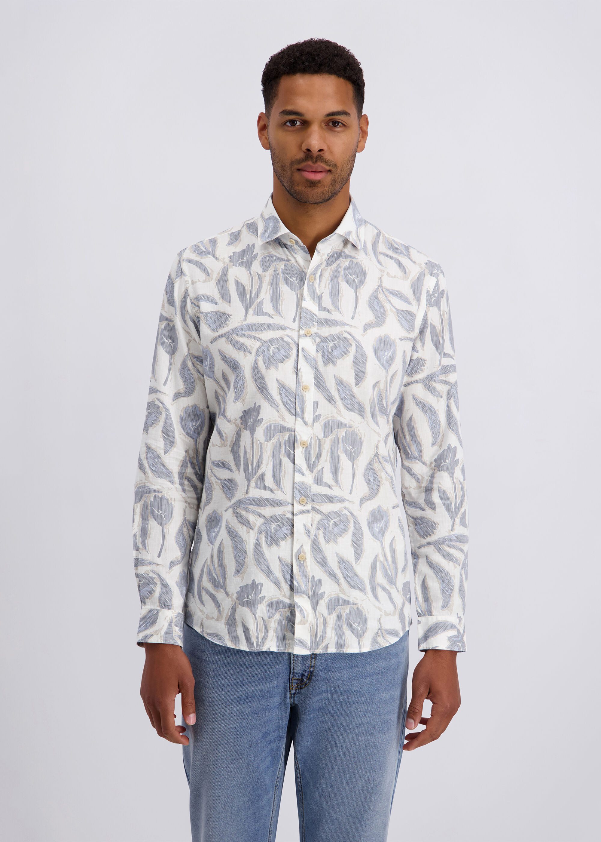 Pierre Cardin Langarmhemd im modern Fit