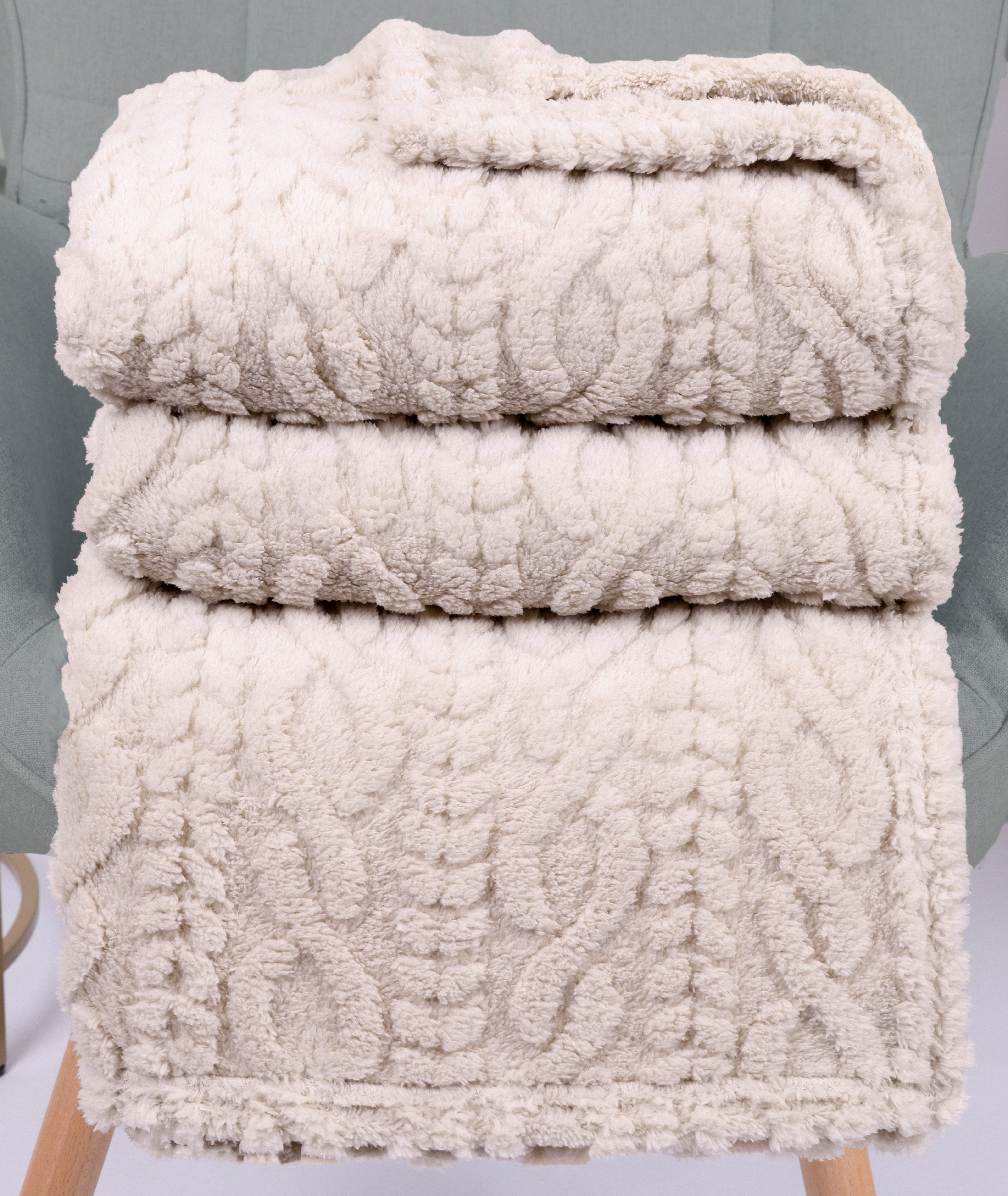 Wohndecke Kuscheldecke BOZEN Ornament Flauschig XXL günstig online kaufen