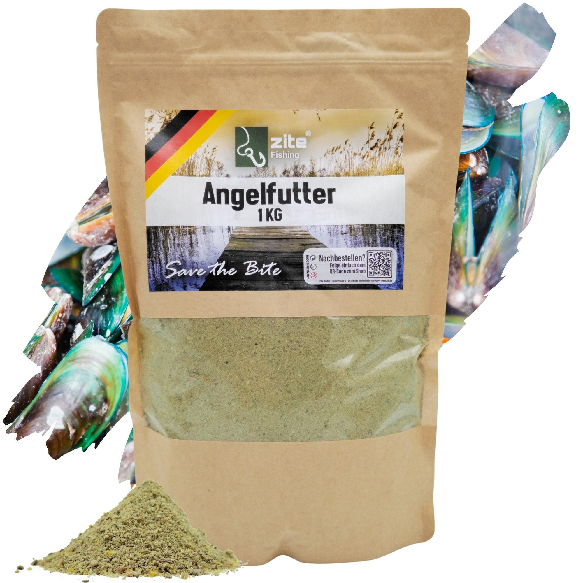 Grundfutter Kunstköder Zite Set Powerbait Angelfutter kg Karpfenfutter 5 Muschel 3x1 Aromen