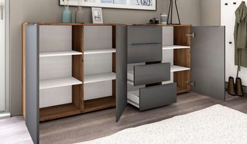 borchardt Möbel Highboard Tom, Breite 200 cm