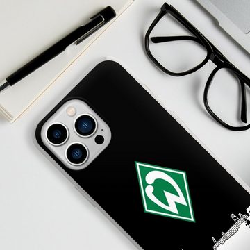 DeinDesign Handyhülle Offizielles Lizenzprodukt Skyline SV Werder Bremen WB Skyline, Apple iPhone 13 Pro Silikon Hülle Bumper Case Handy Schutzhülle