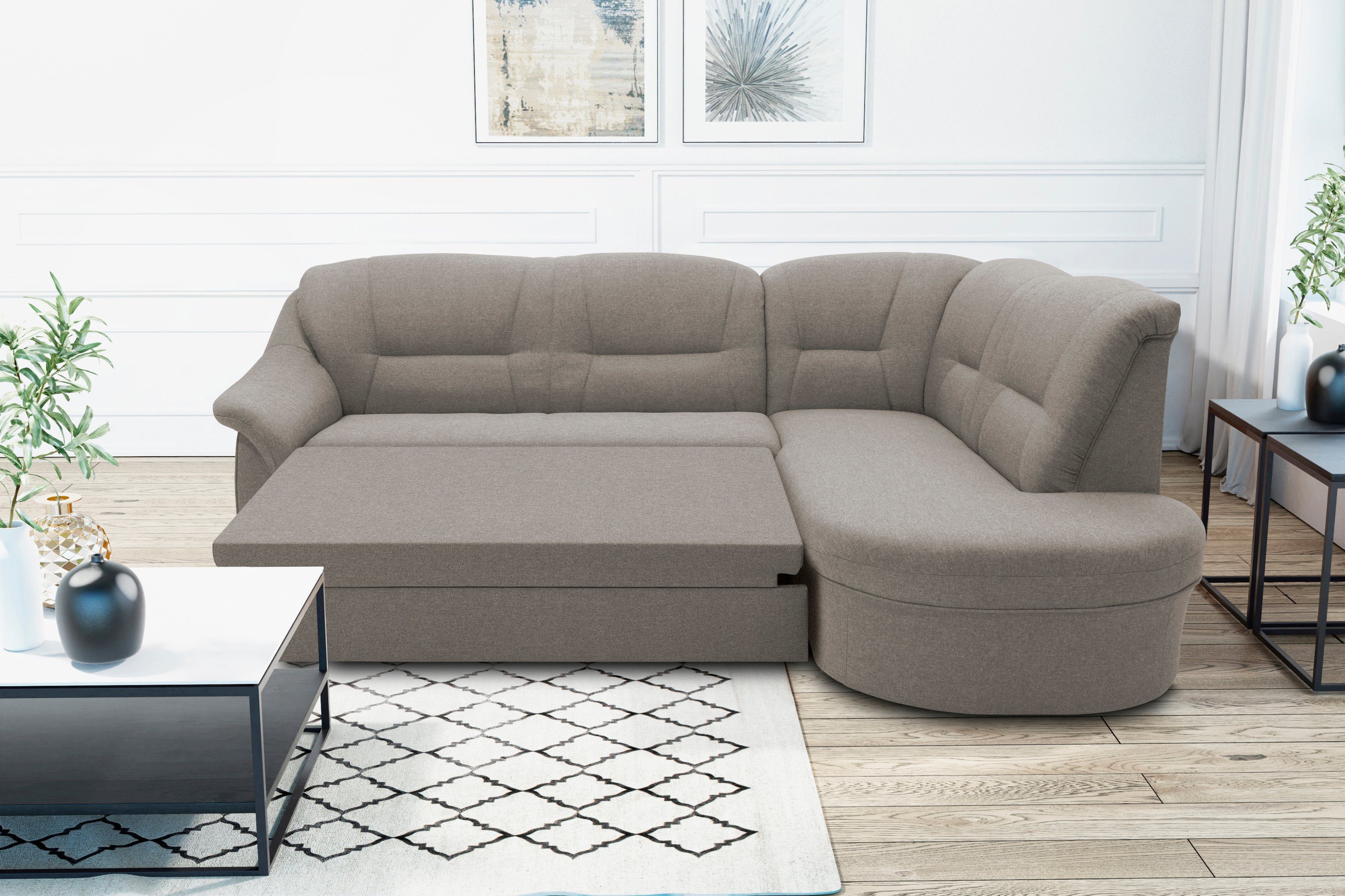 DOMO collection Ecksofa Faenza für kleine günstig online kaufen