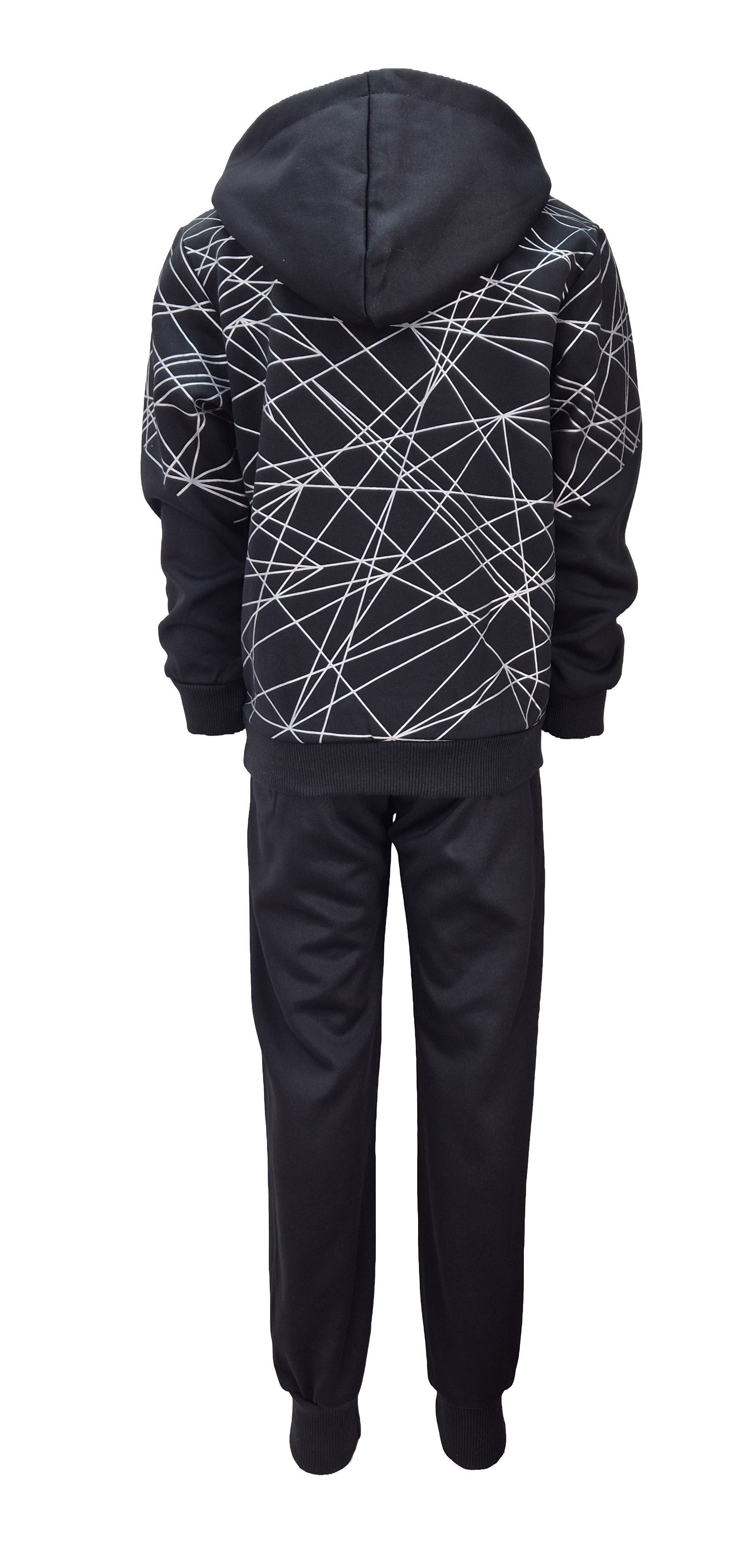 Hessis Freizeitanzug Stylischer Jungen-Jogginganzug JF108 (Set, Pullover & Jogginghose)