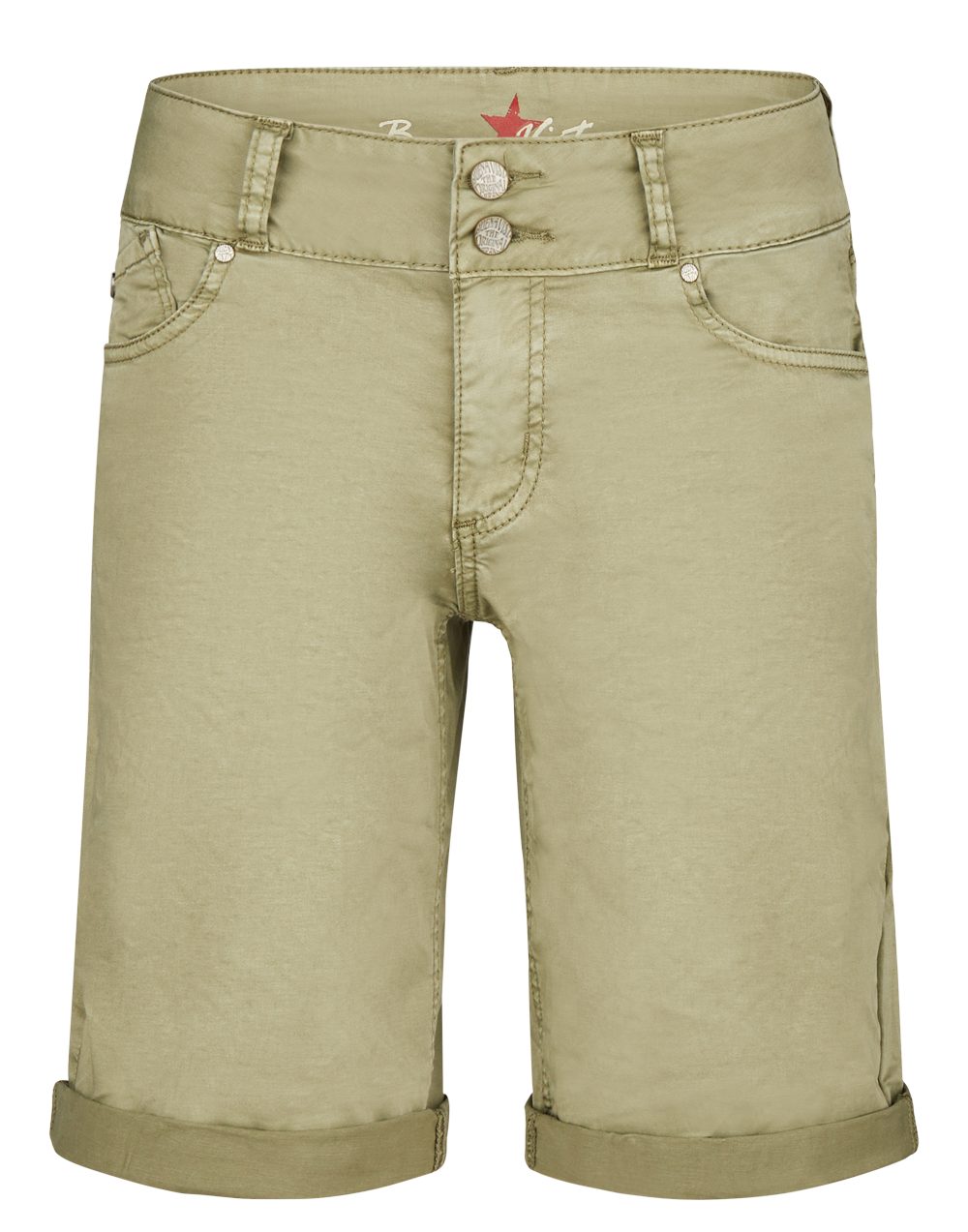 Buena Vista Stretch-Jeans BUENA VISTA TUMMYLESS SHORT aloe 888 B5777 4003.7143 - Stretch Twill