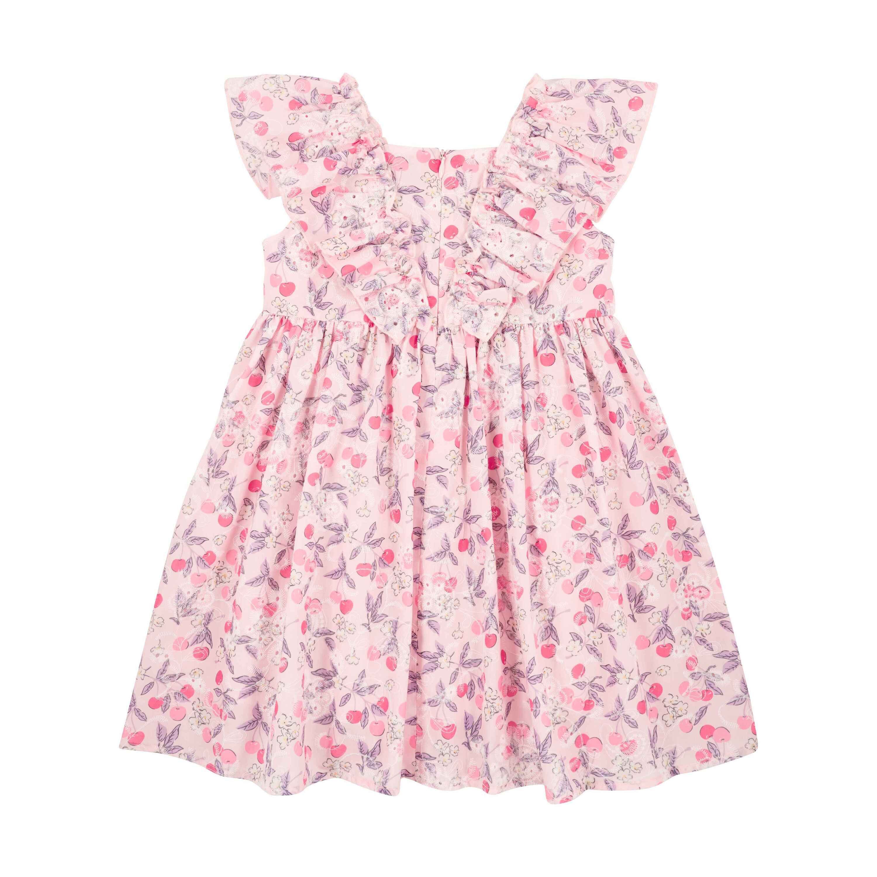 Steiff Trägerkleid Kleid Cherry Cake, gefüttert