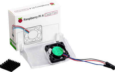Raspberry Pi Foundation RB-Case-Fan Aktiver Lüfter Passend für (Entwicklungskits): Raspberry Pi Weiß Barebone-PC