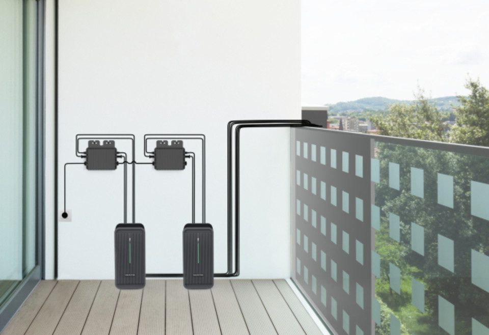 Marstek Solaranlage Marstek B2500-D – 2.24 kW All in one Solarspeicher 2240Wh, (1-St), IP65