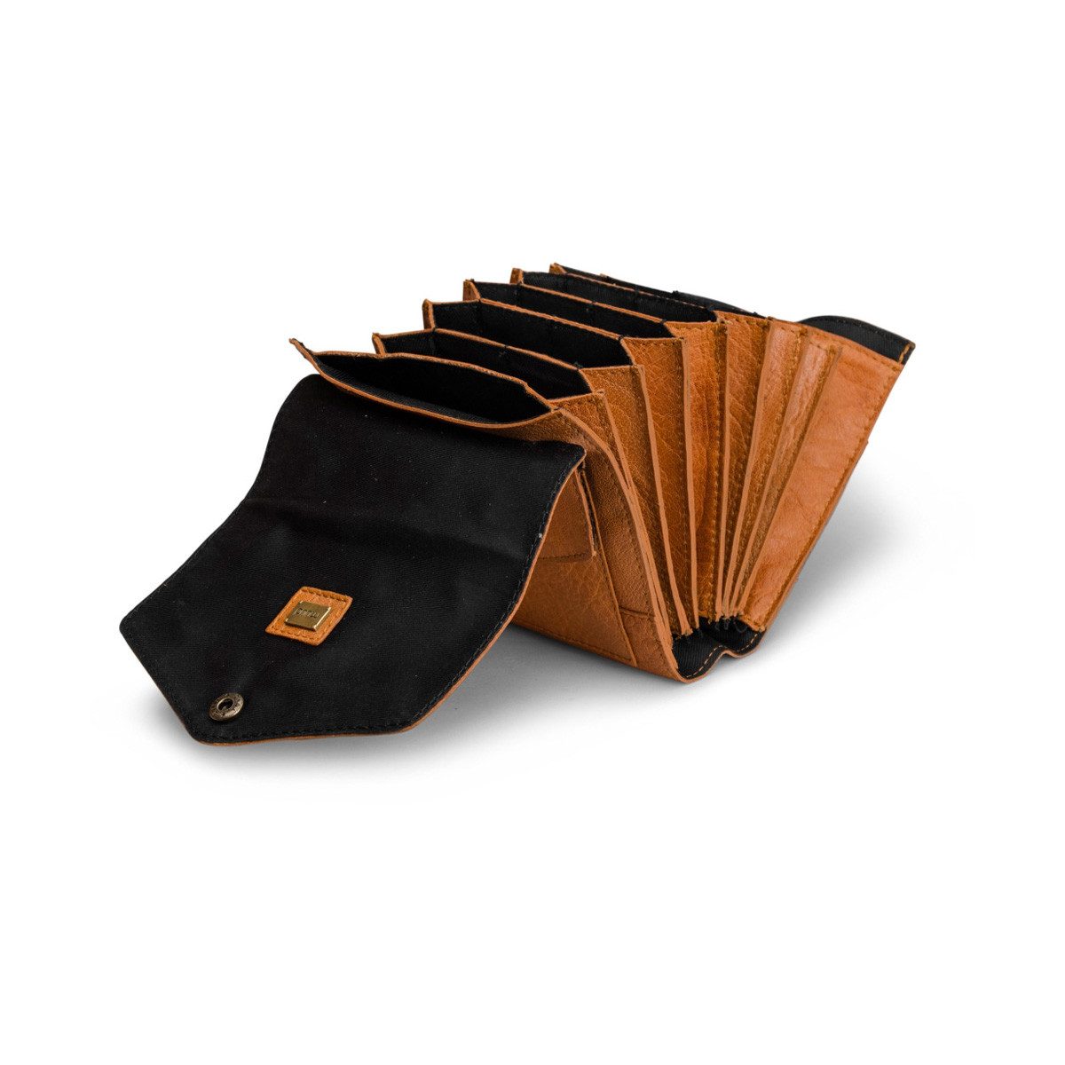 muud Handtasche Lederorganizer Betina Whisky