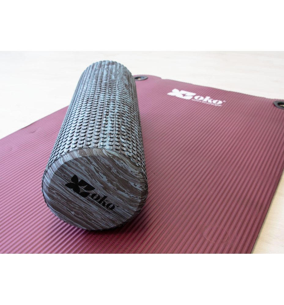 oko Faszienrolle Nivelliert 45x15cm braun/blau