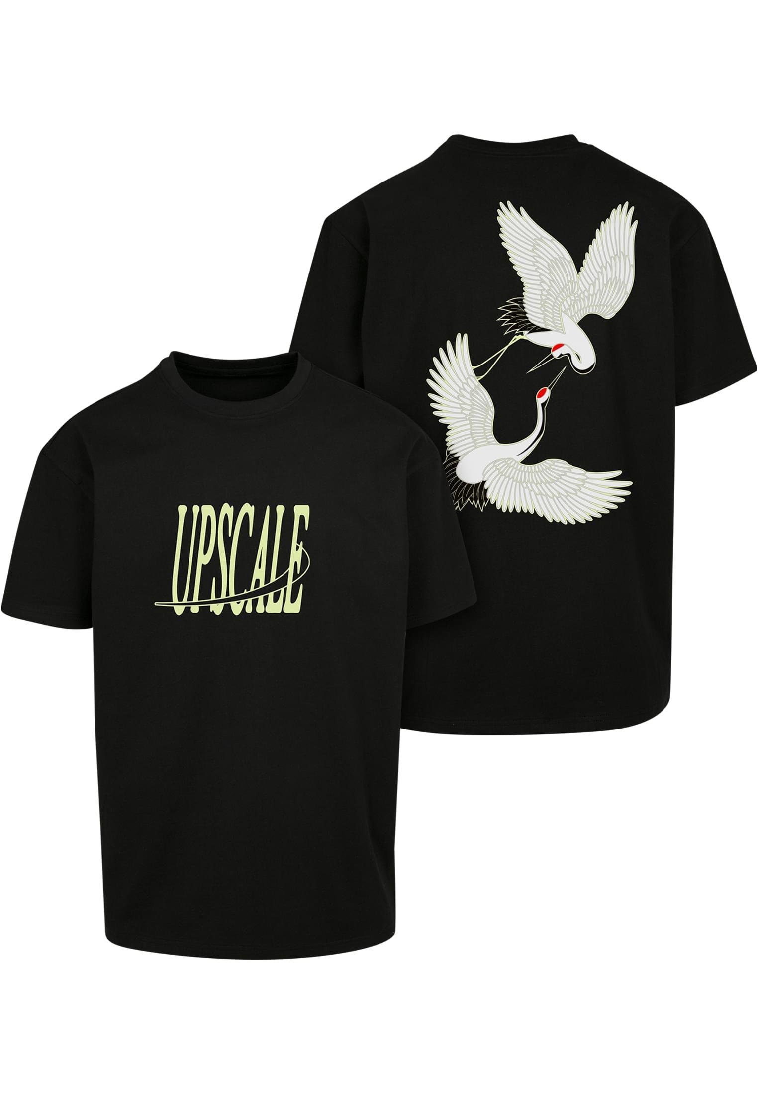 T-Shirt Mister Upscale by Heavy Tee Cranes Herren Tee Fortune (1-tlg) oversize