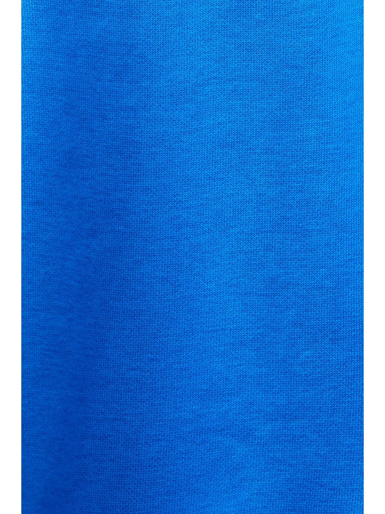 Esprit Sweatshirt Sweat-Hoodie mit BLUE Logostickerei (1-tlg) BRIGHT