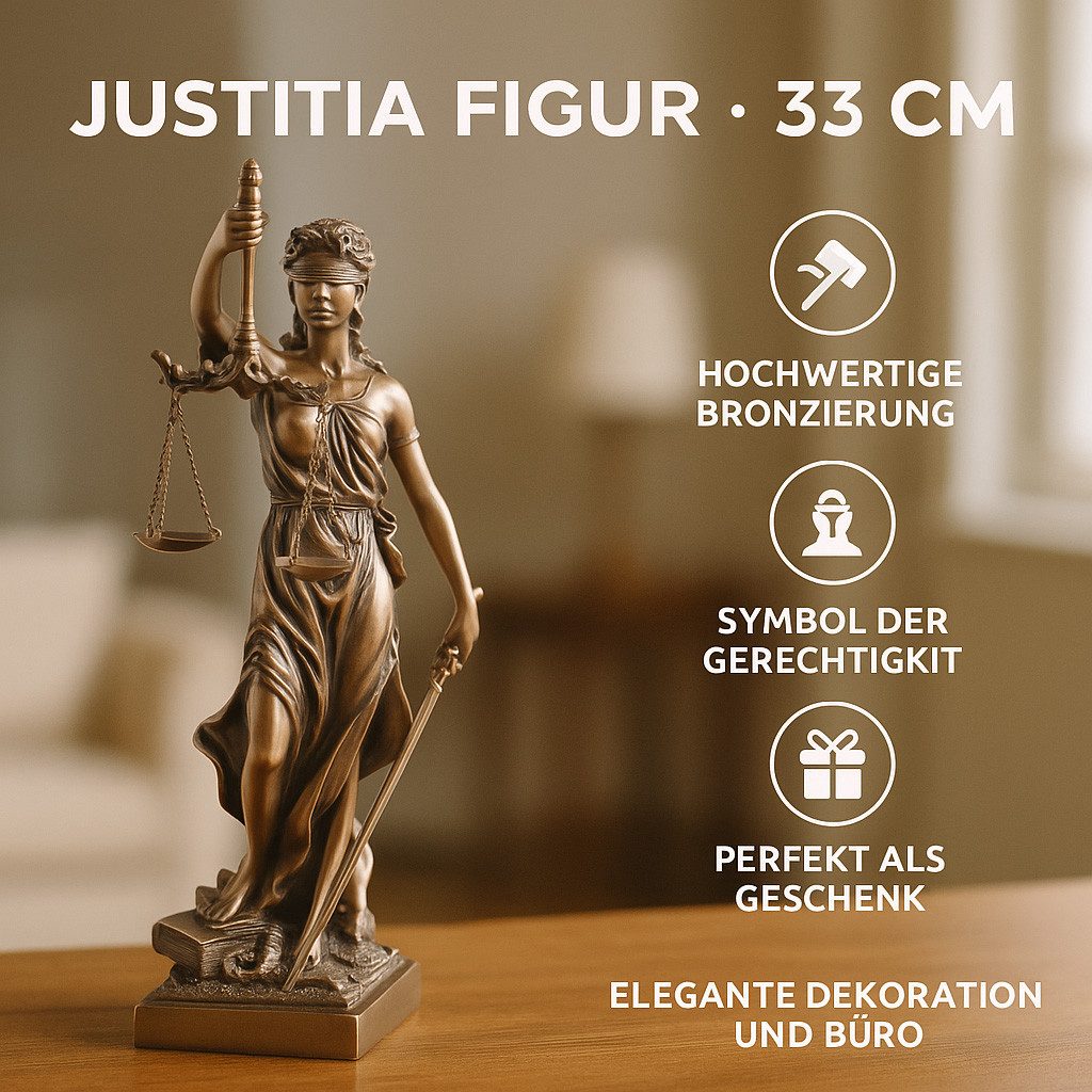 Nemesis Now Dekofigur Justitia Figur bronziert Skulptur römische Götter 33 günstig online kaufen