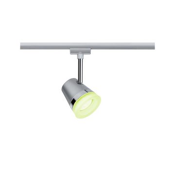 Paulmann Deckenleuchte URail Schienenspot Smart Home Cone 350lm 5,5W 230V, LED fest integriert, Tageslichtweiß, Zigbee 3.0 inkl. RGBW Leuchtmittel GU10, dimmbar, Einzelspot