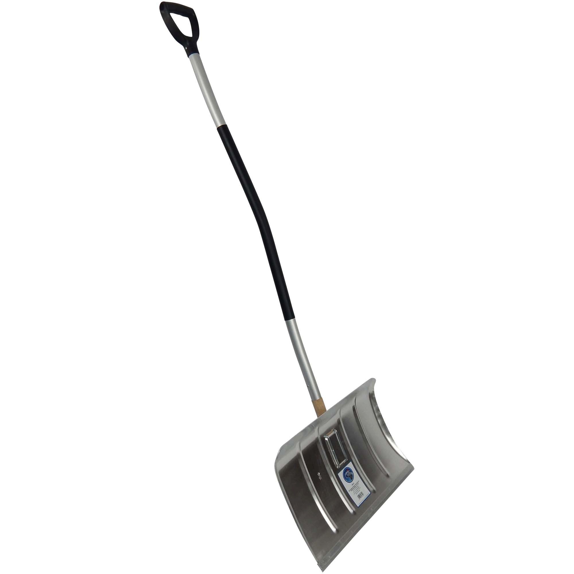 SHW Schneeschieber SHW Schneeschieber-Alu 50 cm mit Alukante und ergonomischem Stiel – Bild 4 von 5
