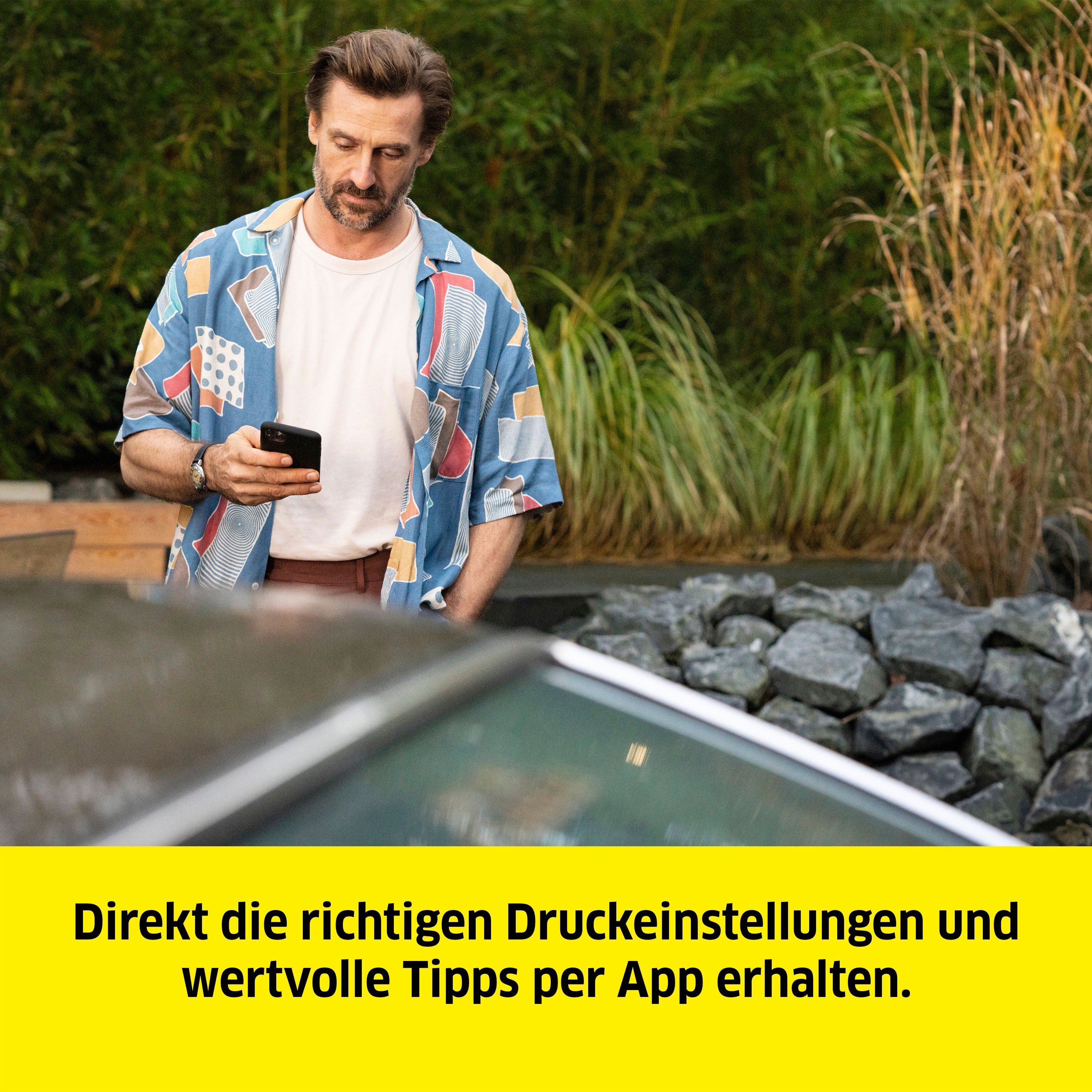 KÄRCHER Hochdruckreiniger K 3 Power Control Home T 5, Druck max: 120 bar, Fördermenge max: 380 l/h, Home & Garden App, Teleskopgriff