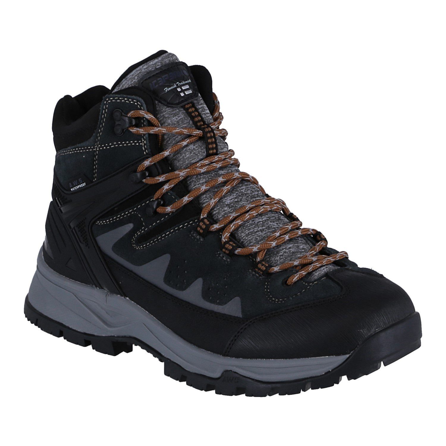 Icepeak Wynne Mid (wasserdicht) grau Herren Wanderschuh