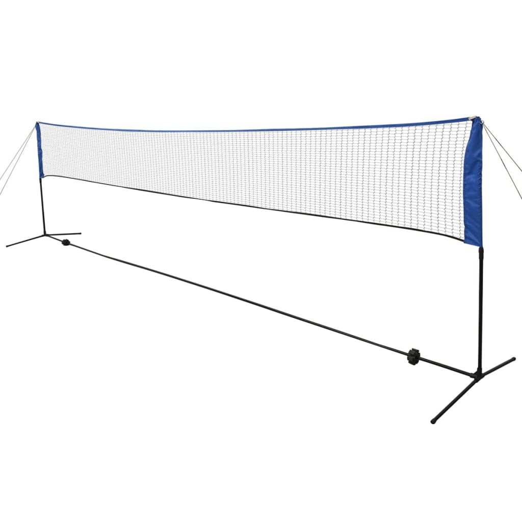 Badmintonnetz Badmintonnetz mit Federbällen 600x155 cm