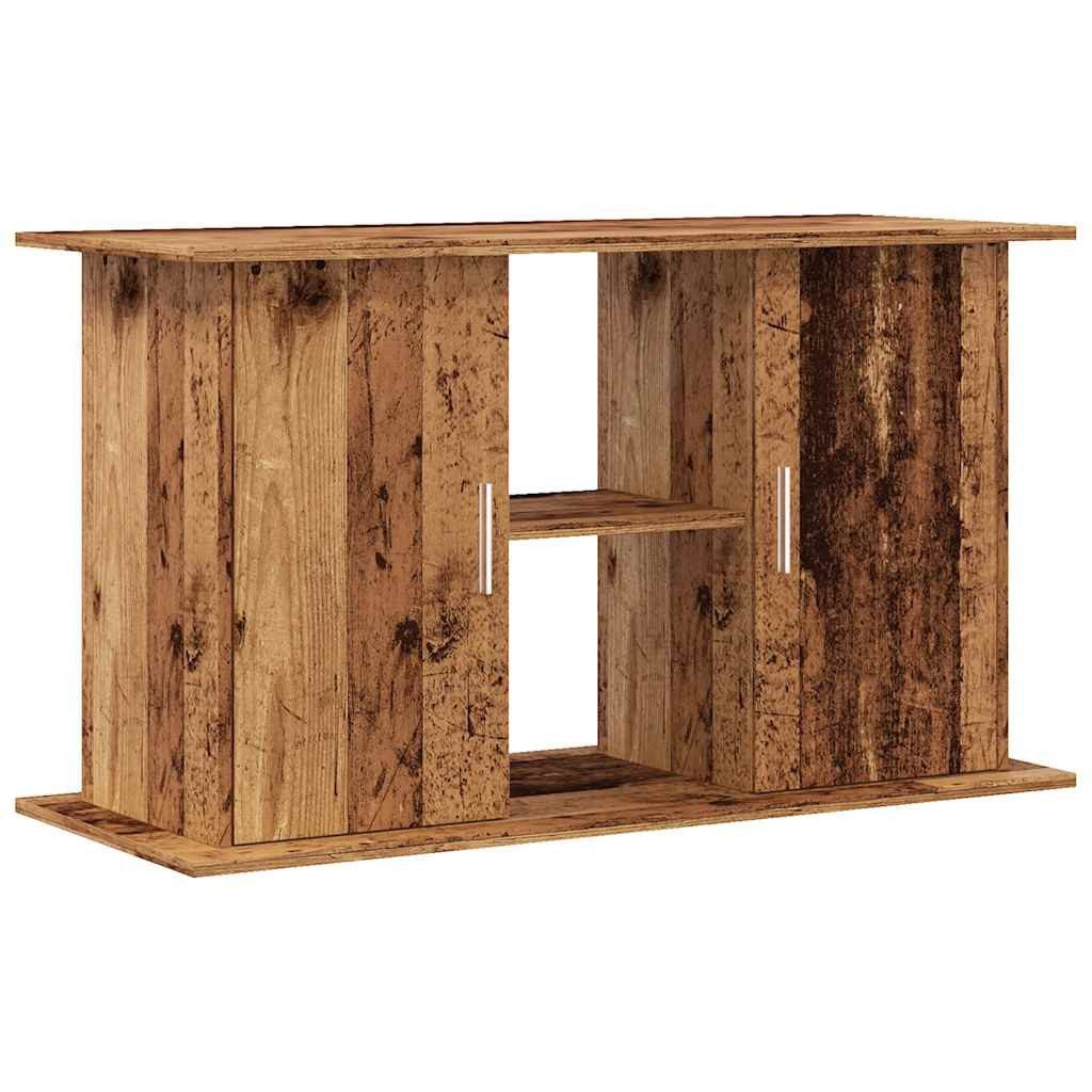 Aquariumunterschrank Aquariumständer Altholz-Optik 101x41x58 cm Holzwerkstoff Terrarium Ges