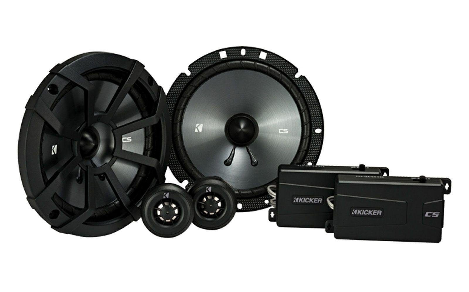 Kicker Watt Komponenten-Lautsprecher Auto-Lautsprecher 16,5 CSS674-46 mit cm 300