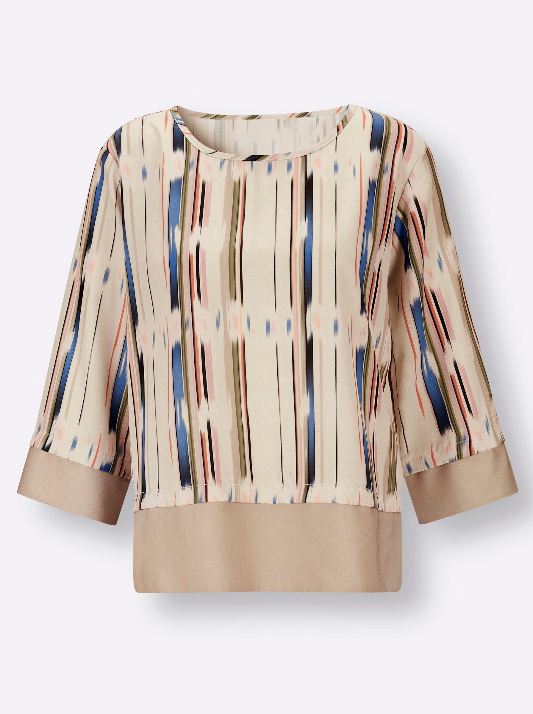 Klassische Bluse Bluse 3/4-Arm