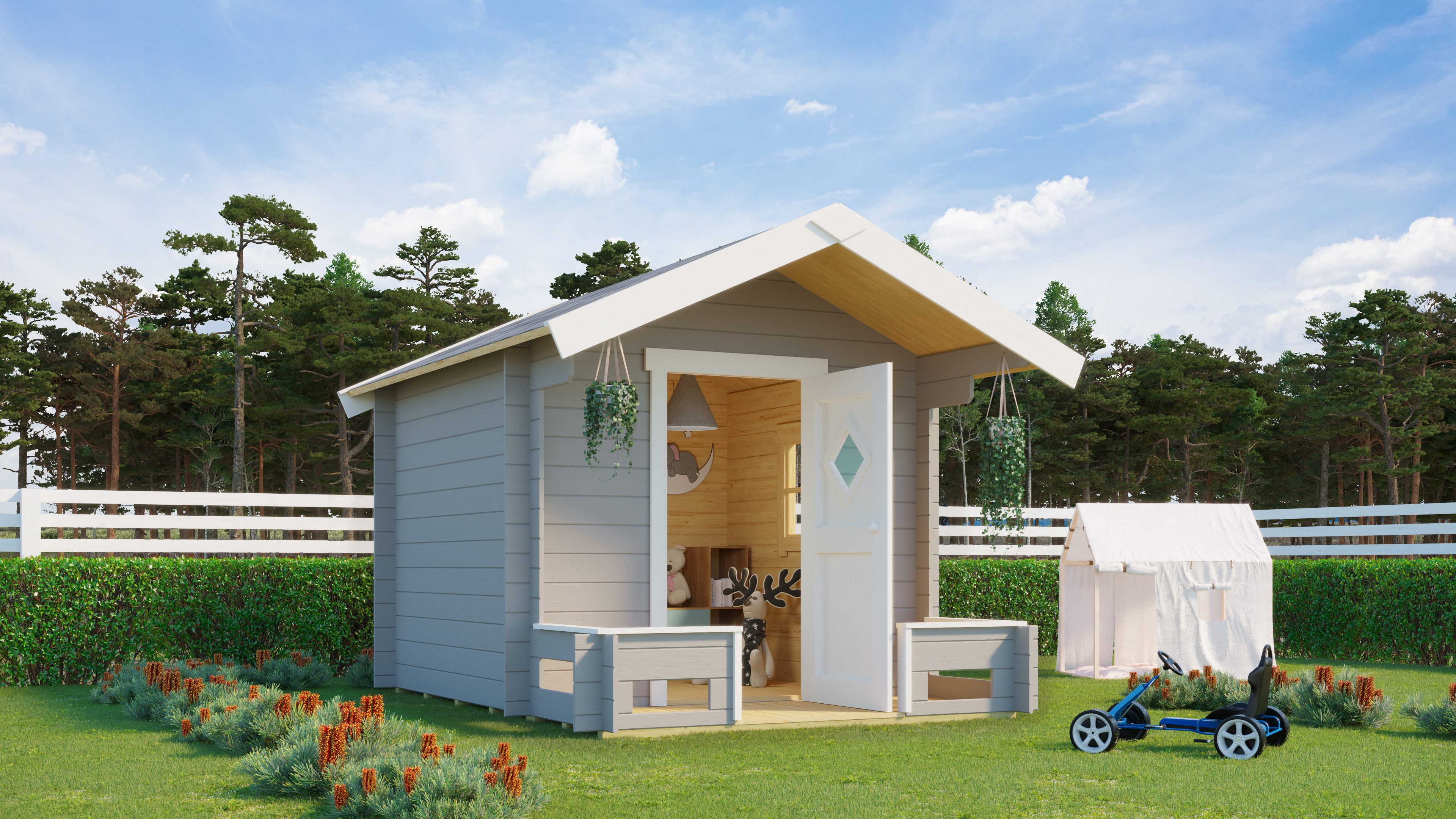 Nordic Holz Spielhaus PINOCCHIO, BxTxH: 219x270x188 cm