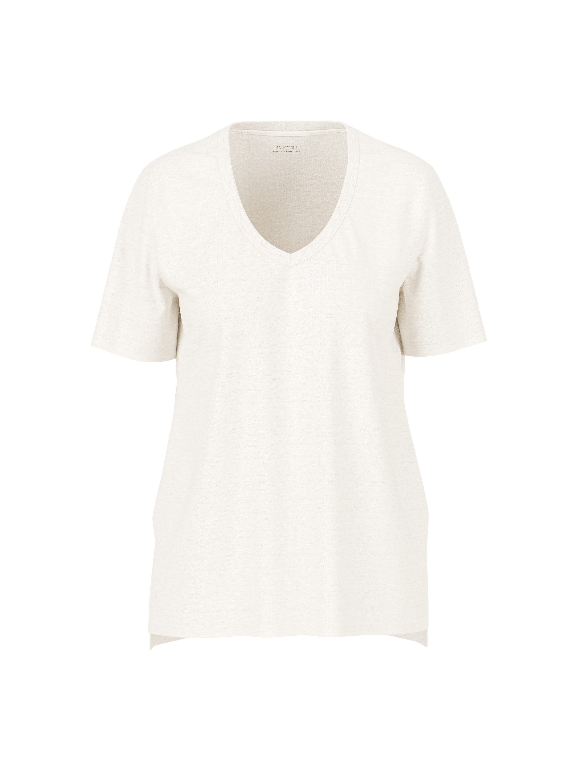 Kurzarmshirt Leinen T-Shirt - Casual Fit