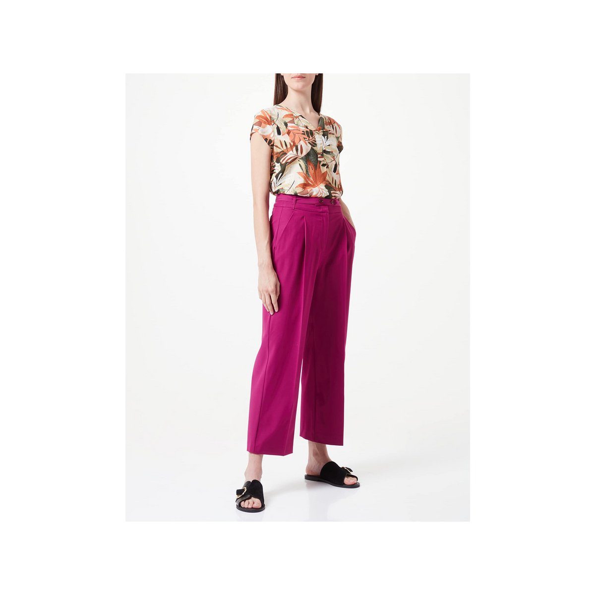 Comma Shorts (1-tlg) magenta regular pink