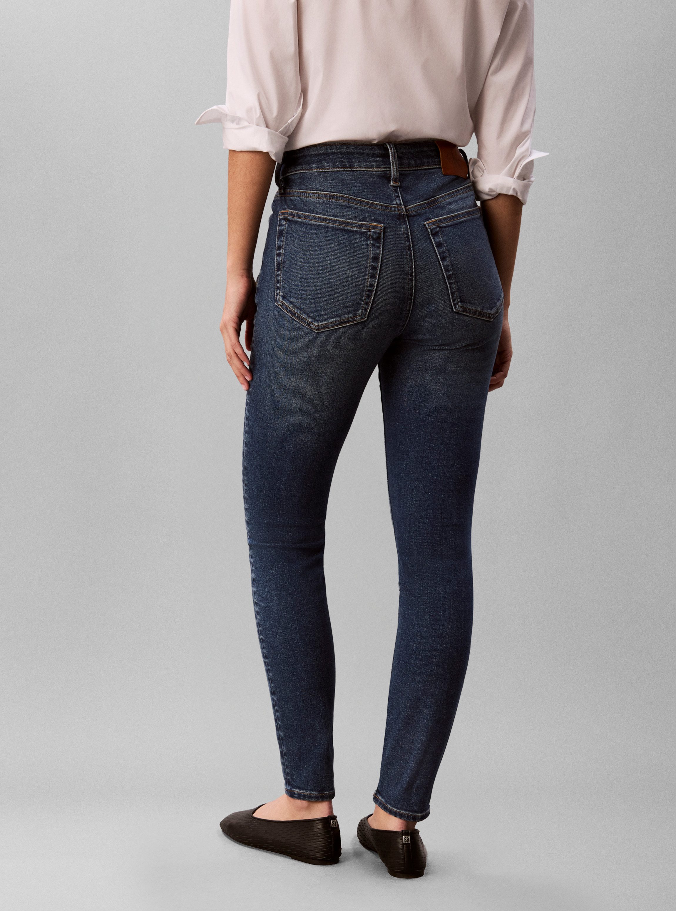 Calvin Klein Jeans Skinny-fit-Jeans MID RISE SKINNY BLUE BOROUGH Skinny fit mit Taschen