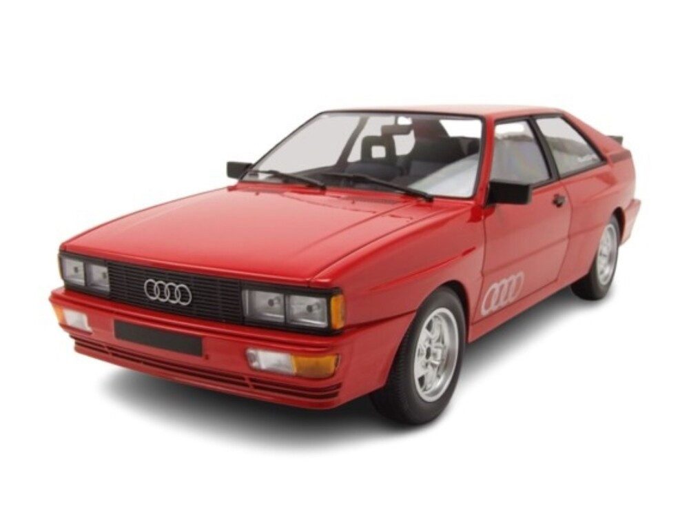 Modellauto Audi Quattro 1980 rot