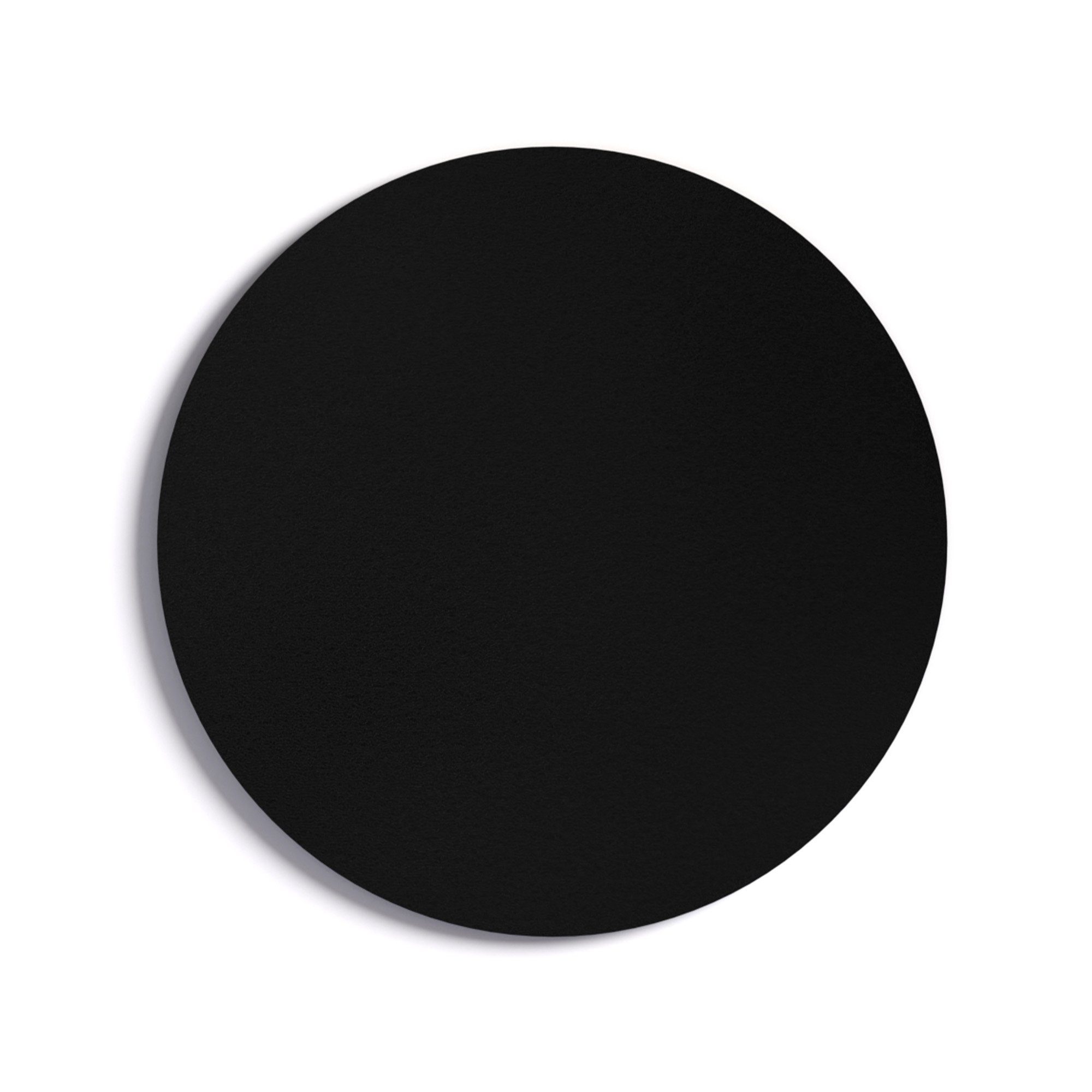 ALLboards Magnettafel Runde schwarze Magnettafel, RUND, Durchmesser 80 cm –  rahmenlose