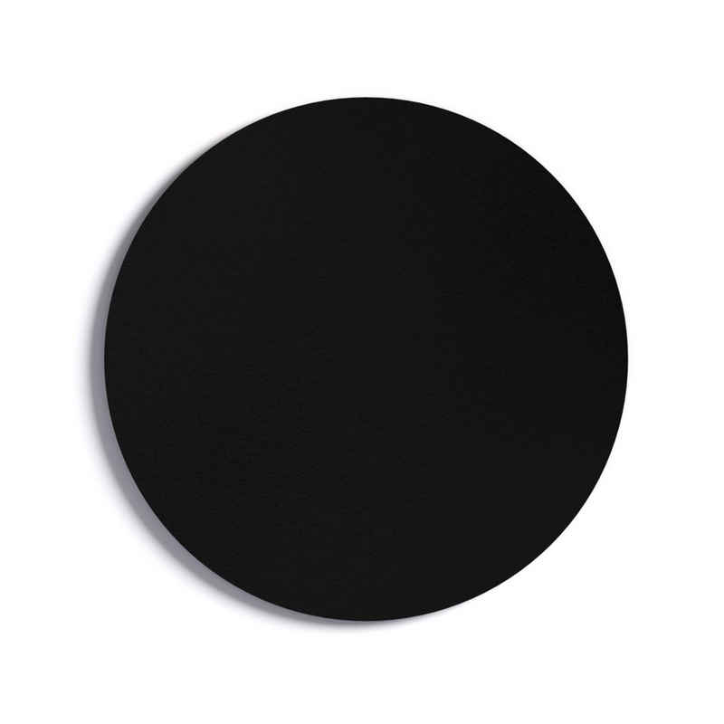 ALLboards Magnettafel Runde schwarze Magnettafel, RUND, Durchmesser 80 cm – rahmenlose