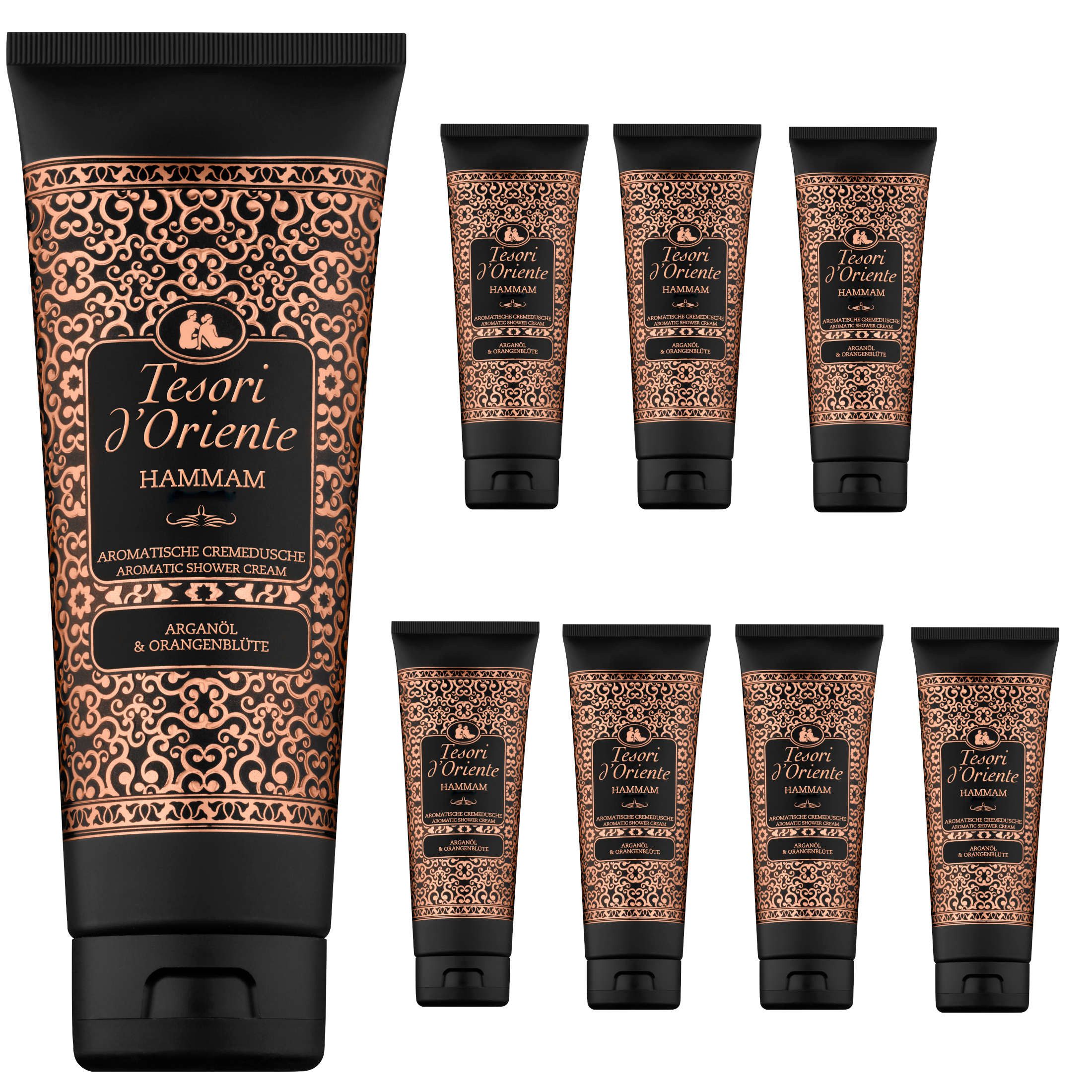 Tesori d´Oriente Duschcreme TESORI DORIENTE Cremedusche Hammam Duschgel Pflegedusche 8x 250 ml, 8-tlg.