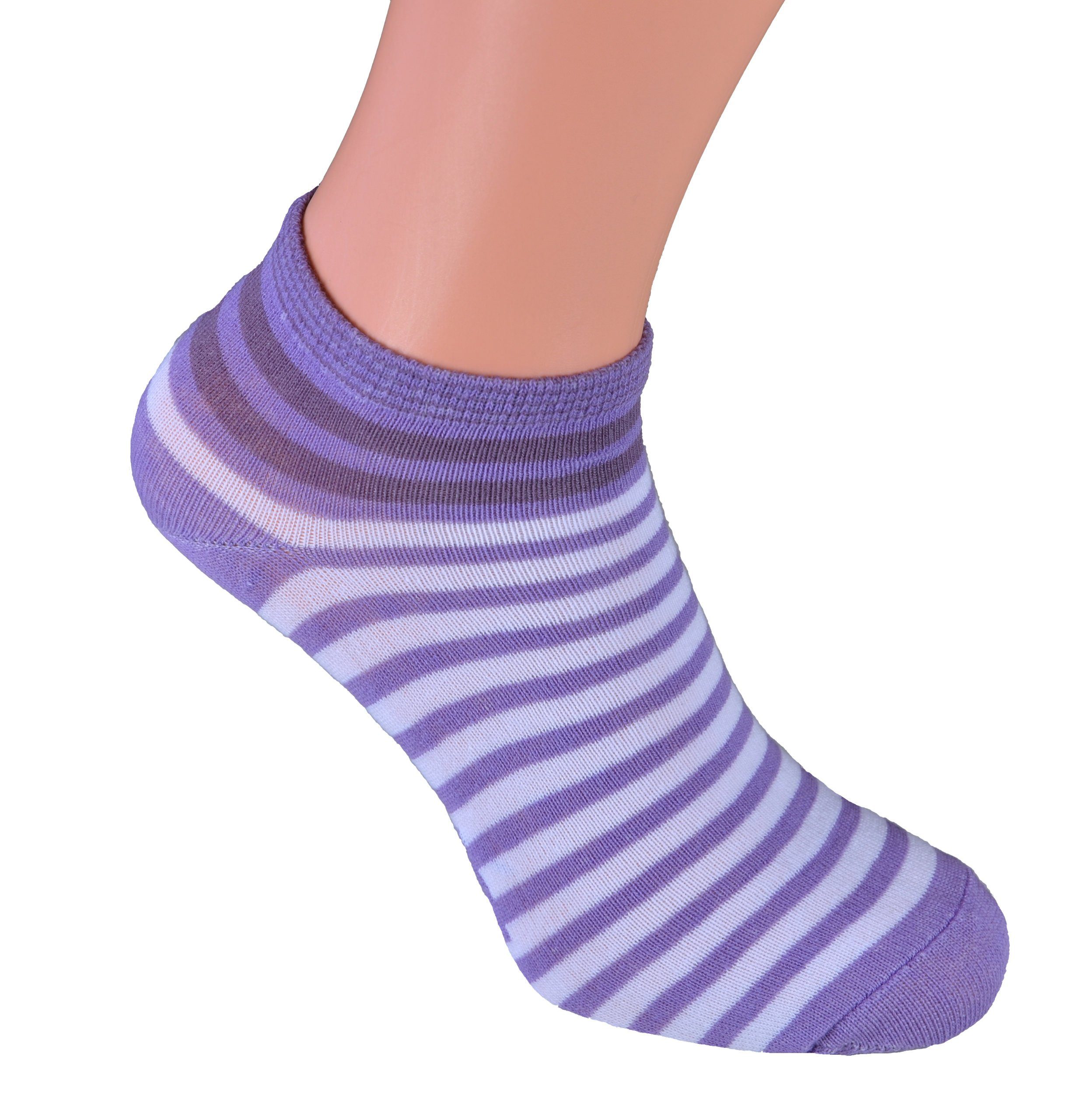 Cocain underwear Sneakersocken Damen Sneaker Socken bunte Füsslinge kurze halbe Söckchen 80 Baumwolle (8-Paar) verschiedene Modelle