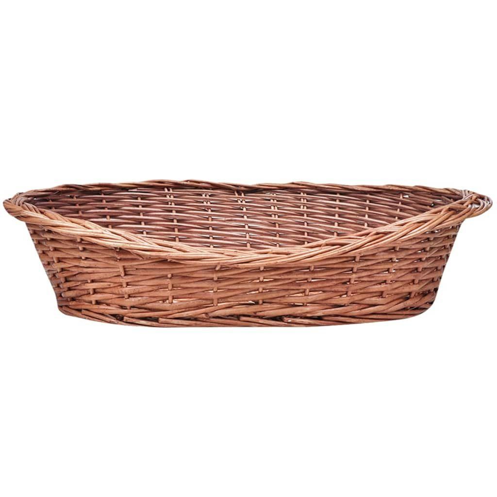 furnicato Hundekorb aus Weide Natur 50 günstig online kaufen