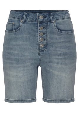 Buffalo Jeansshorts in High-waist-Form, kurze Hose mit Stretchanteil