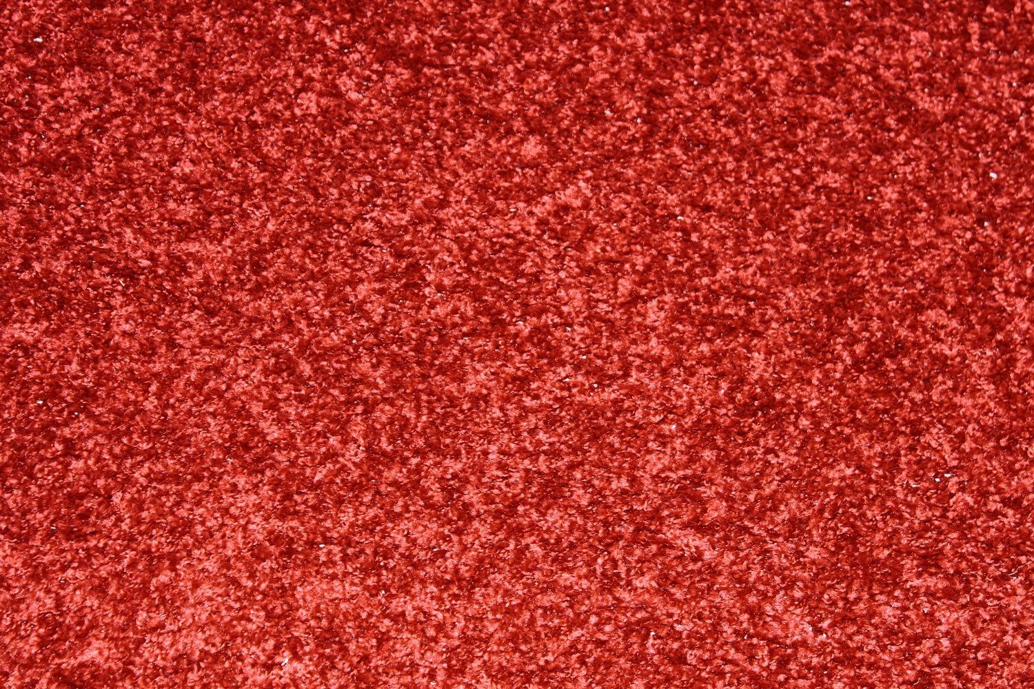Teppich Langflor Shaggy Wohnzimmer Florhöhe, rechteck Giantore, Dunkel-Rot 30mm Schlafzimmer