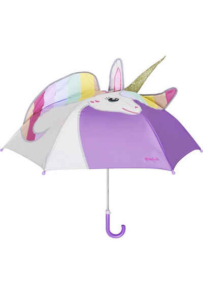 Playshoes Stockregenschirm Regenschirm Einhorn