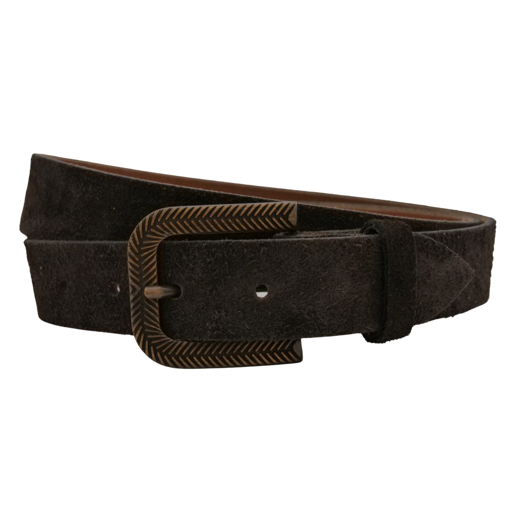Ledergürtel AnnaMatoni Damen Ledergürtel in hochwertigem Velour Leder 3cm