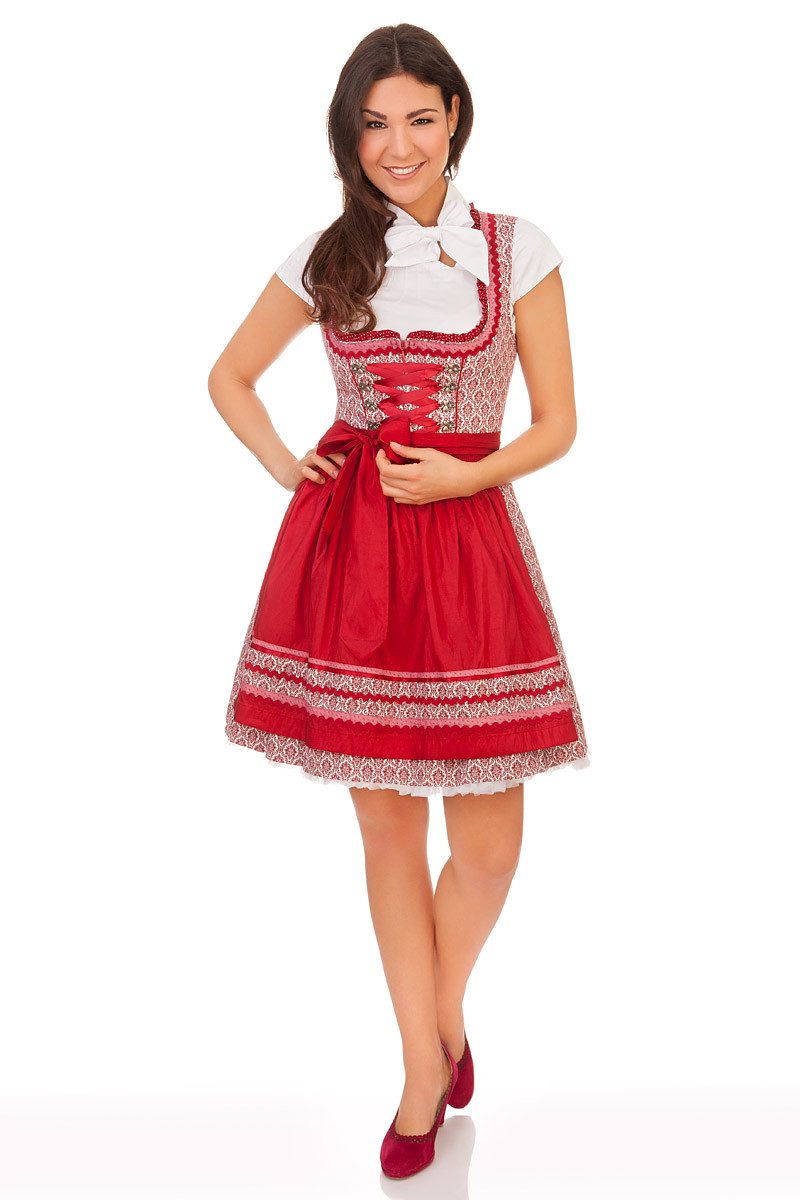 KRÜGER COLLECTION Dirndlbluse Dirndlbluse - CELINA - weiß