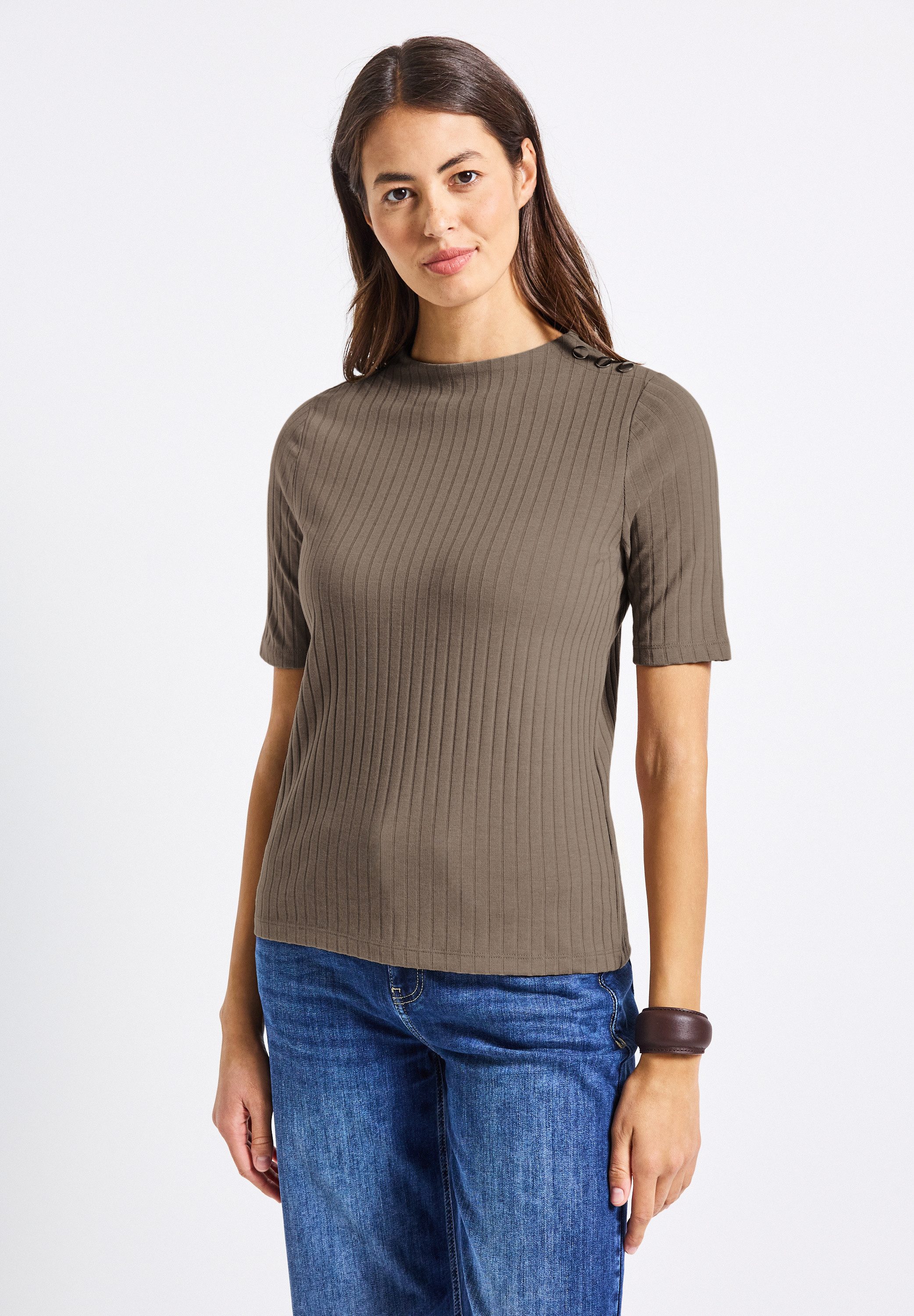 STREET ONE Rollkragenshirt mit Turtleneck