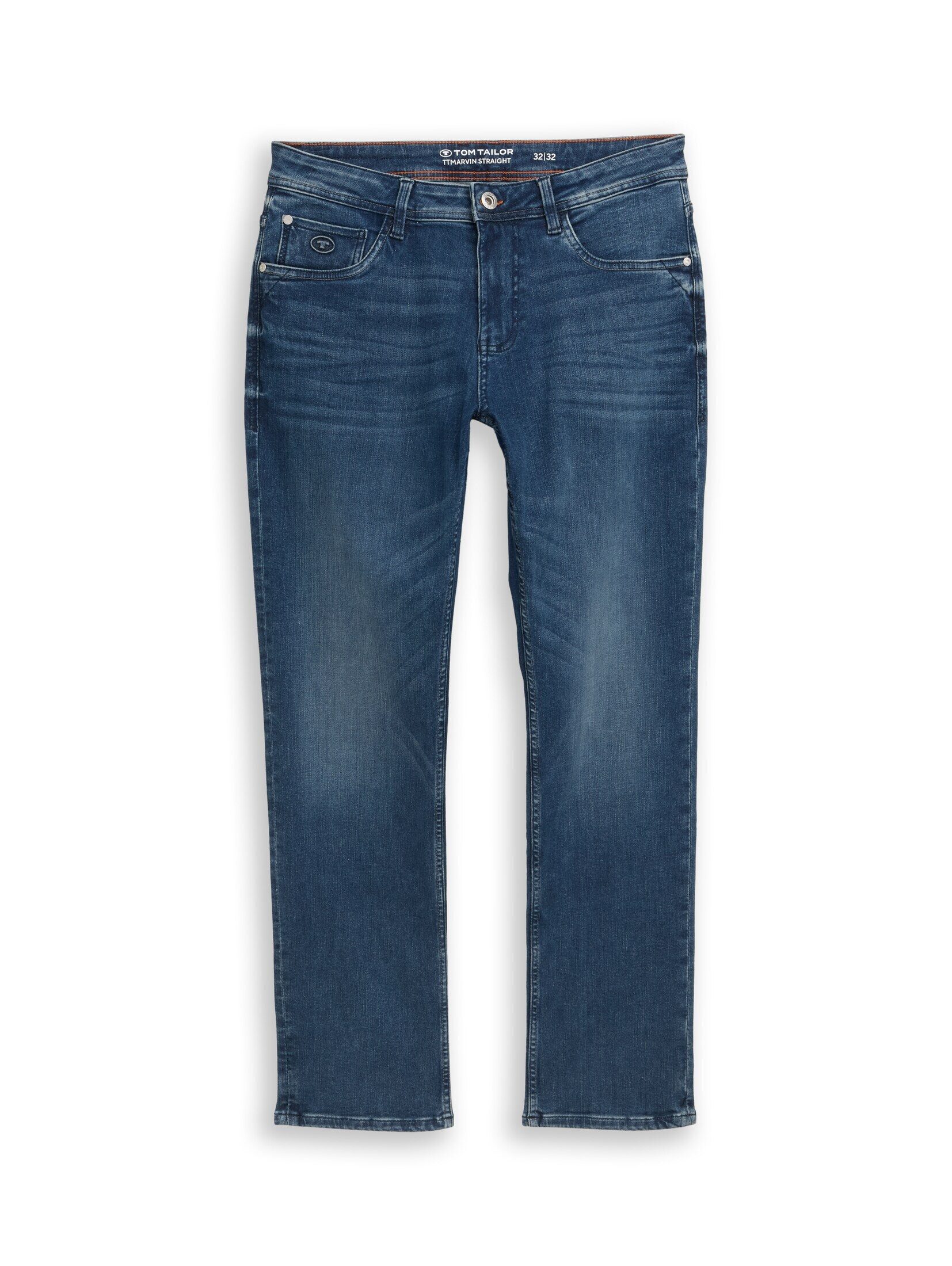 Used Dark Stone Blue Denim