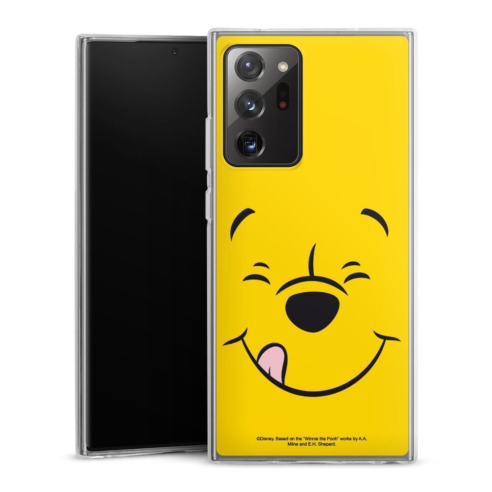 DeinDesign Handyhülle Winnie Puuh Offizielles Lizenzprodukt Disney Puuh Closeup, Samsung Galaxy Note 20 Ultra Silikon Hülle Bumper Case