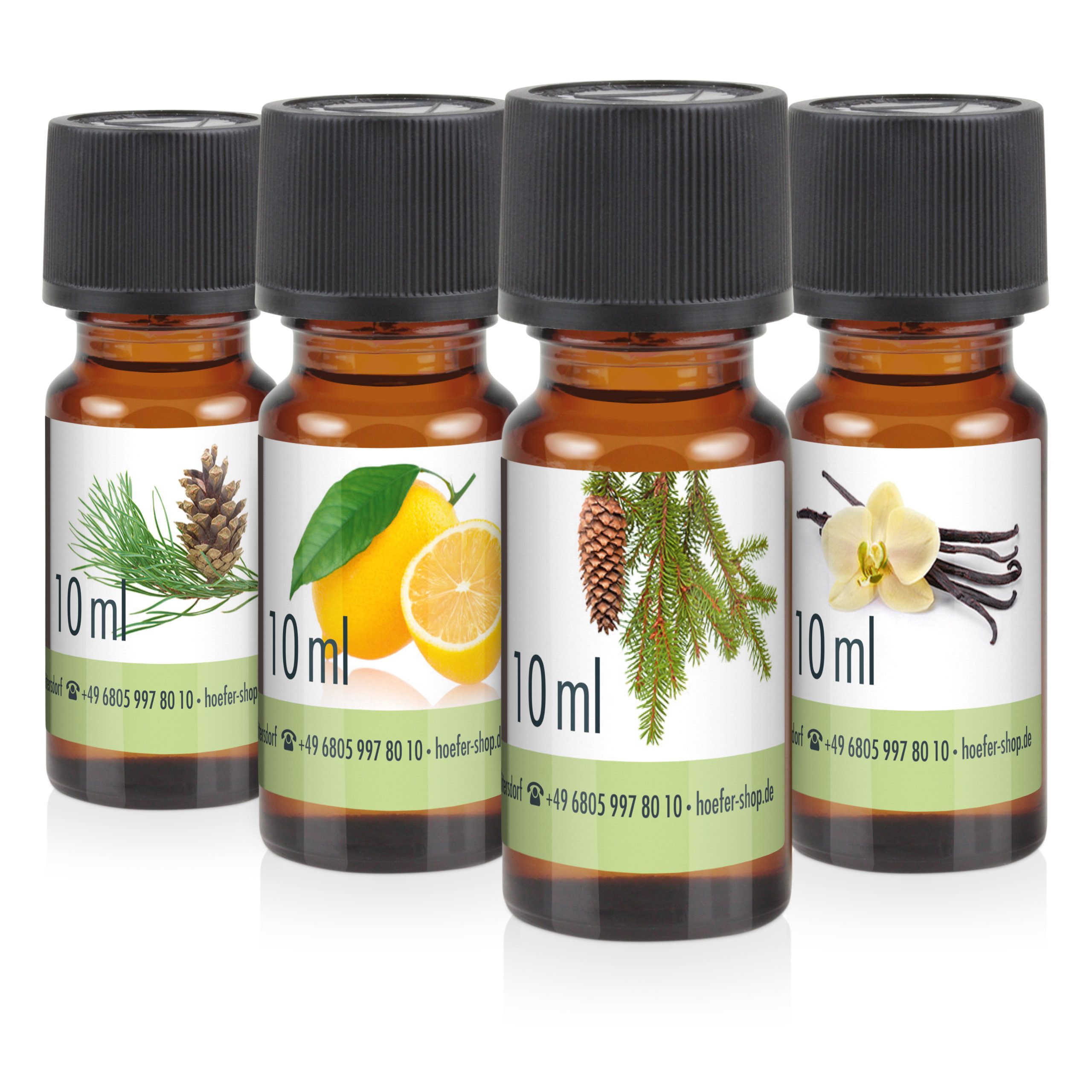 Höfer Chemie GmbH Duftöl Duftöl-Set Nr. 2 mit 4 Duftnoten