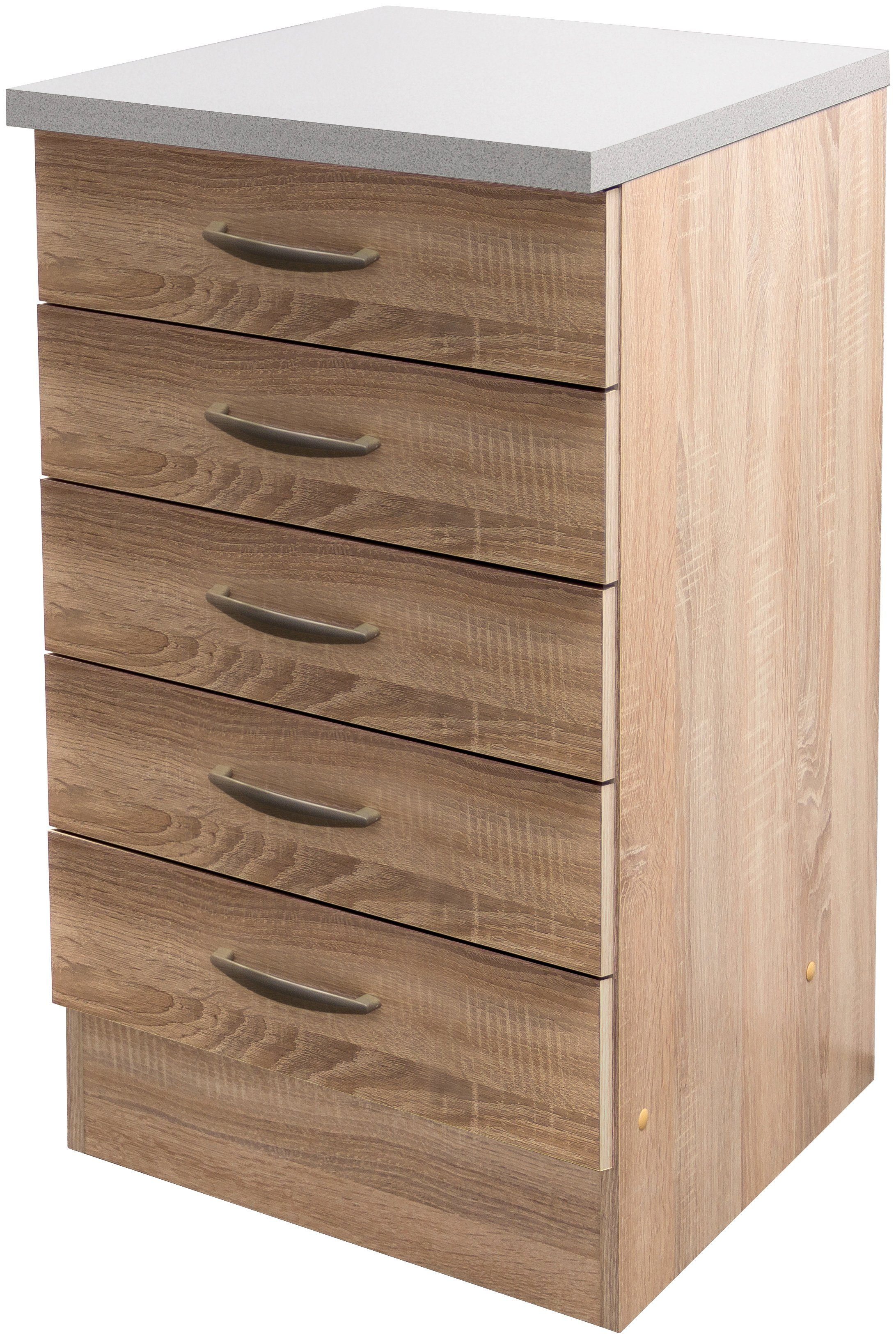 Flex-Well Unterschrank Bergen H 50 x 85 x cm x T) (B x 50