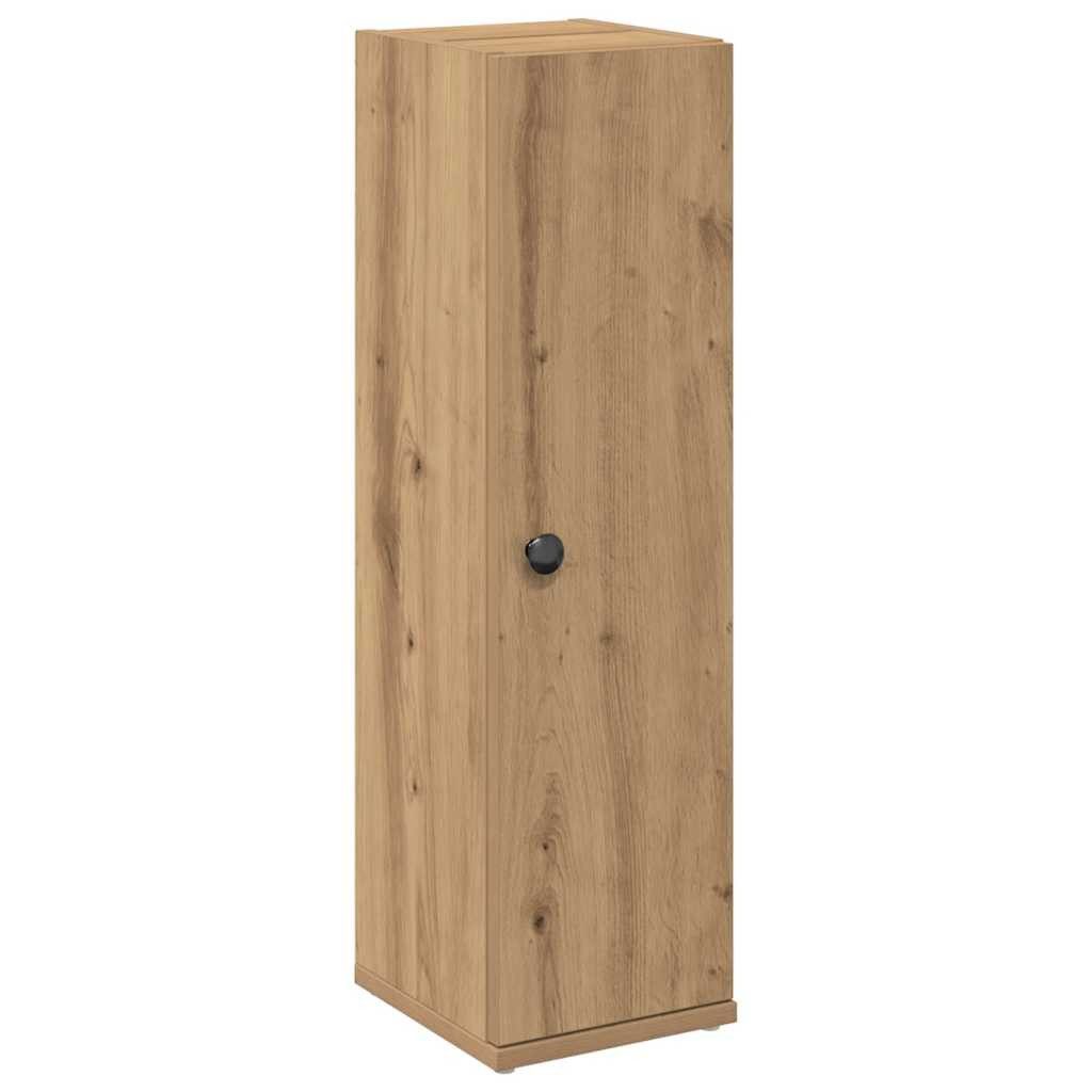 vidaXL Badezimmer-Set Badezimmerschrank mit Rollenhalter Artisan-Eiche günstig online kaufen