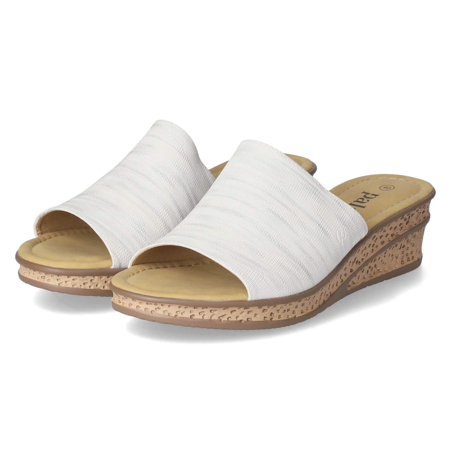 Palado Palado 027 0709 1382 Damen Synthetik weiß Pantolette