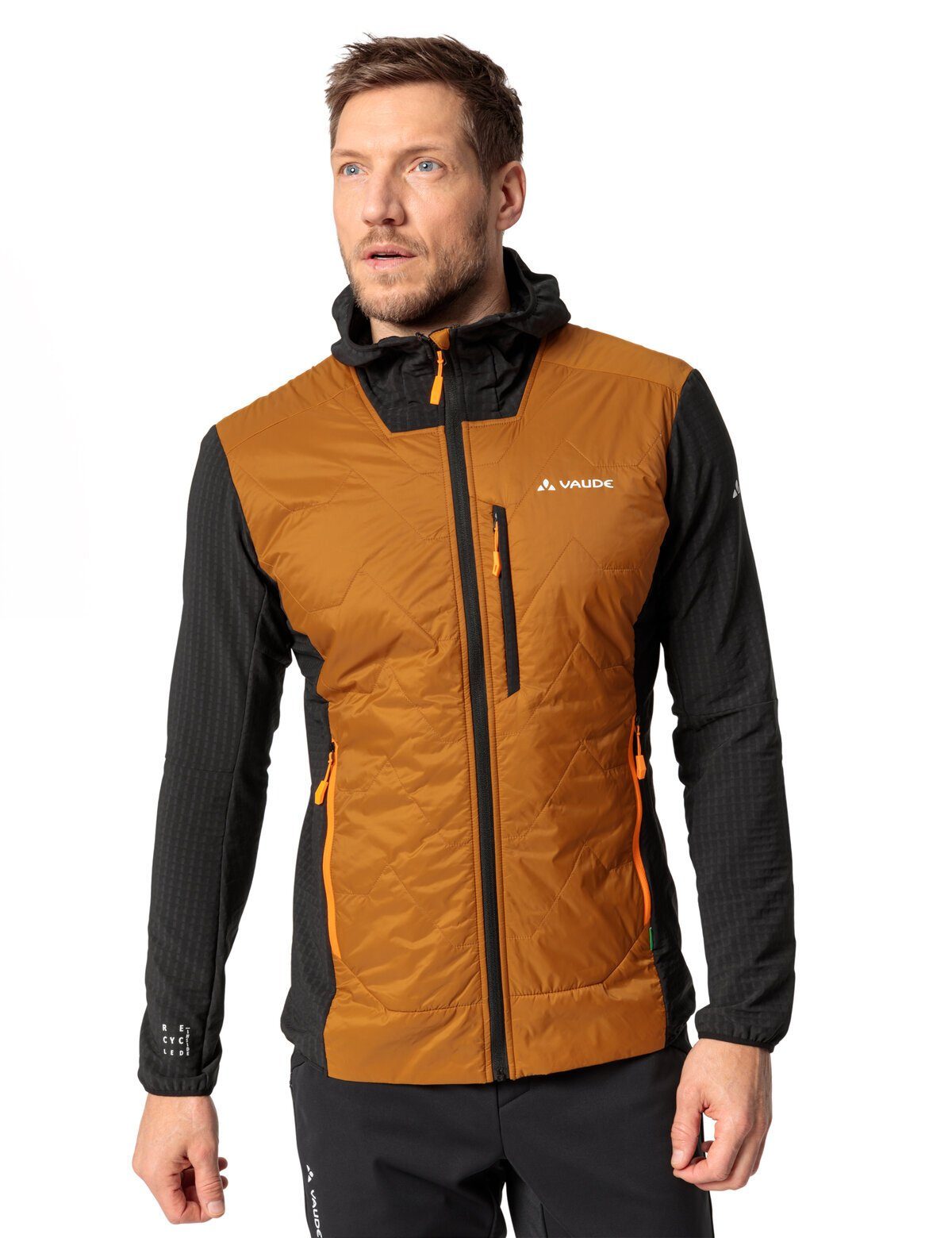 VAUDE Valdassa Men's II Outdoorjacke silt (1-St) kompensiert Klimaneutral Hybrid brown Jacket
