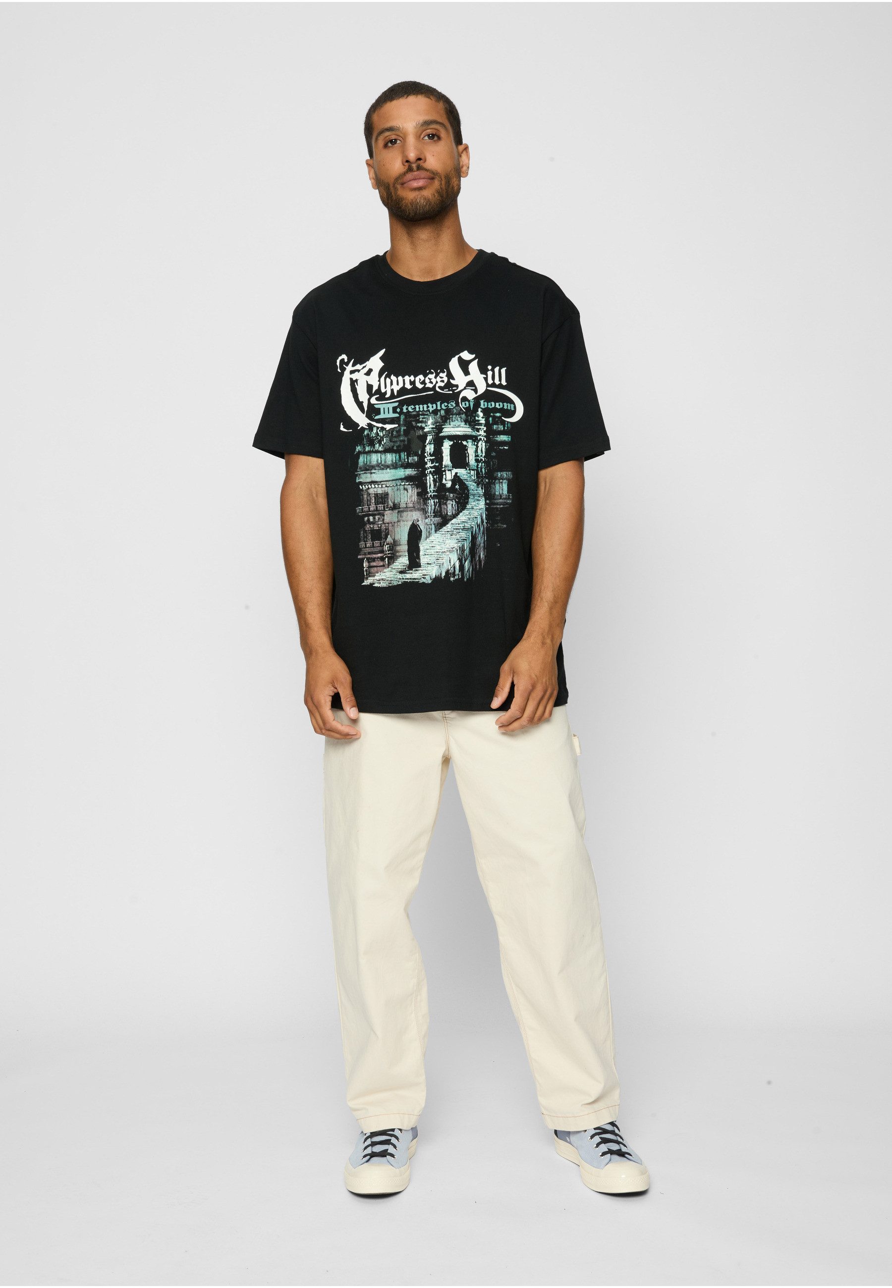 Merchcode T-Shirt Merchcode Herren Cypress Hill Temples of Boom Oversize Tee (1-tlg)