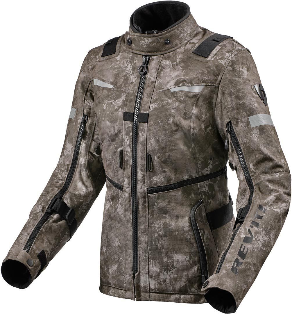 Revit Motorradjacke Sand 4 H2O Damen Textiljacke herausnehmbares Innenfutter,herausnehmbare Membrane,wasserdicht
